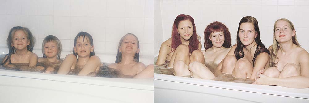 4 сестры воссоздали старые фотографии 4sisters 0 Римейк старых фотографий из семейного альбома
