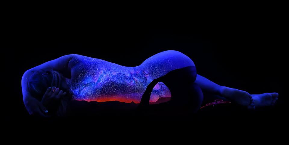 Poppleton02 Сказочные пейзажи на телах девушек