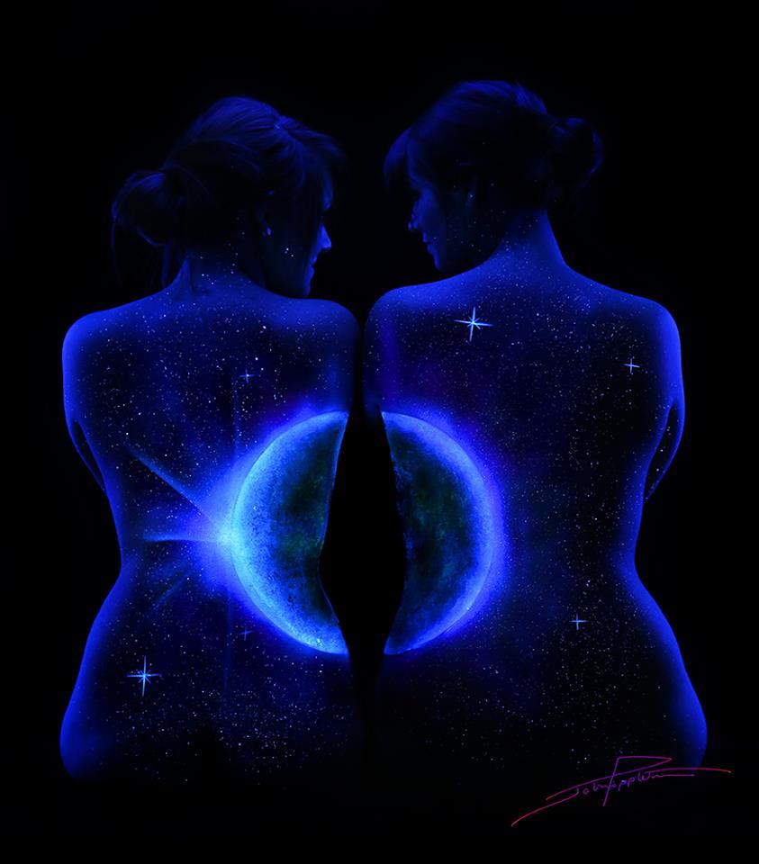 Poppleton03 Сказочные пейзажи на телах девушек