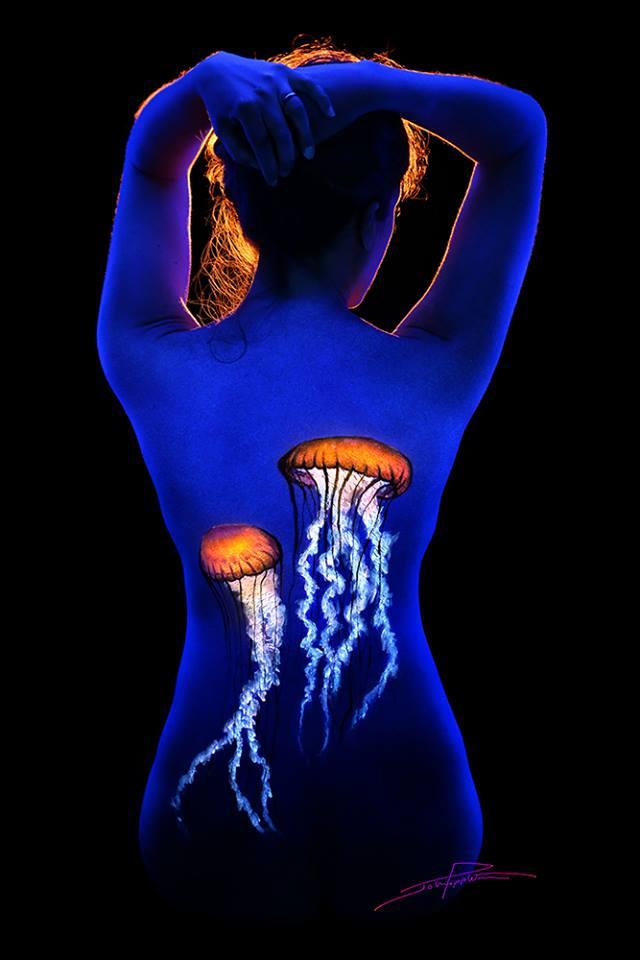 Poppleton10 Сказочные пейзажи на телах девушек