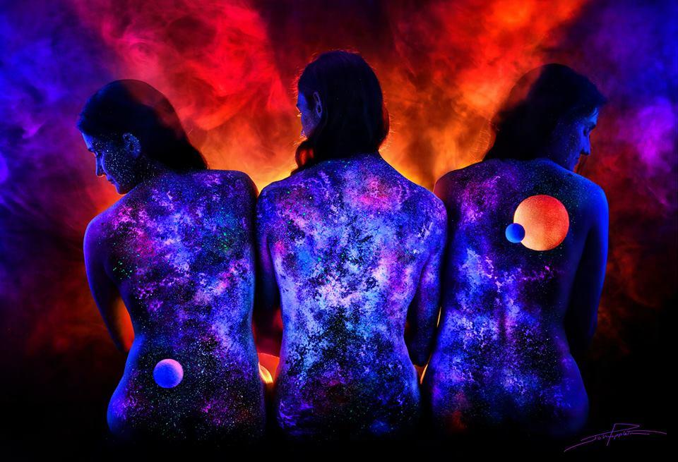 Poppleton20 Сказочные пейзажи на телах девушек