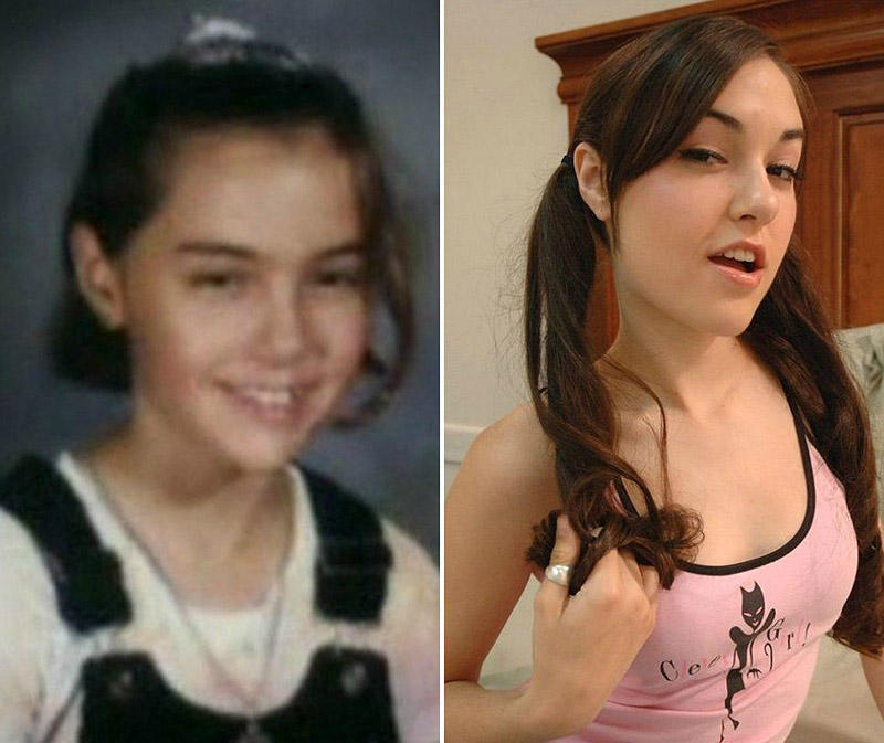 pronstars01 Как выглядели звезды фильмов для взрослых до начала своей карьеры