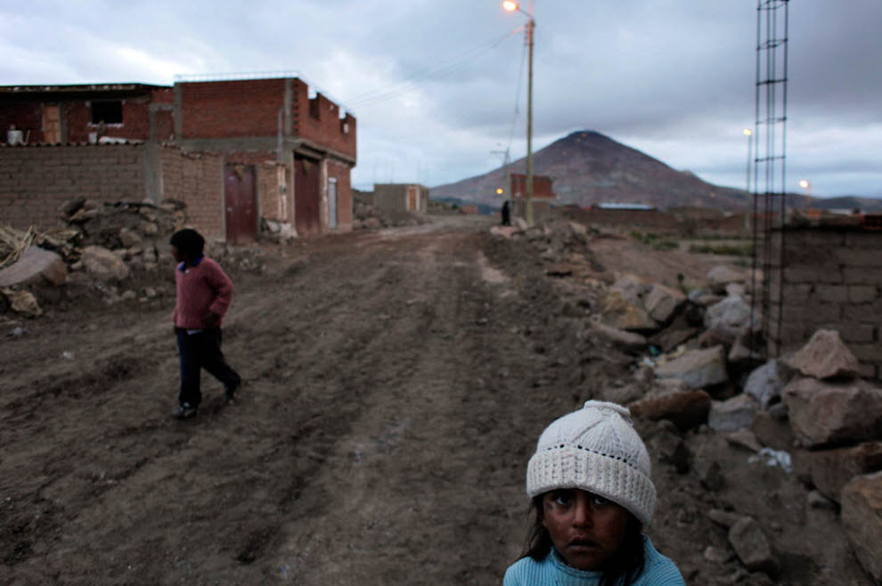 mineros en Bolivia
