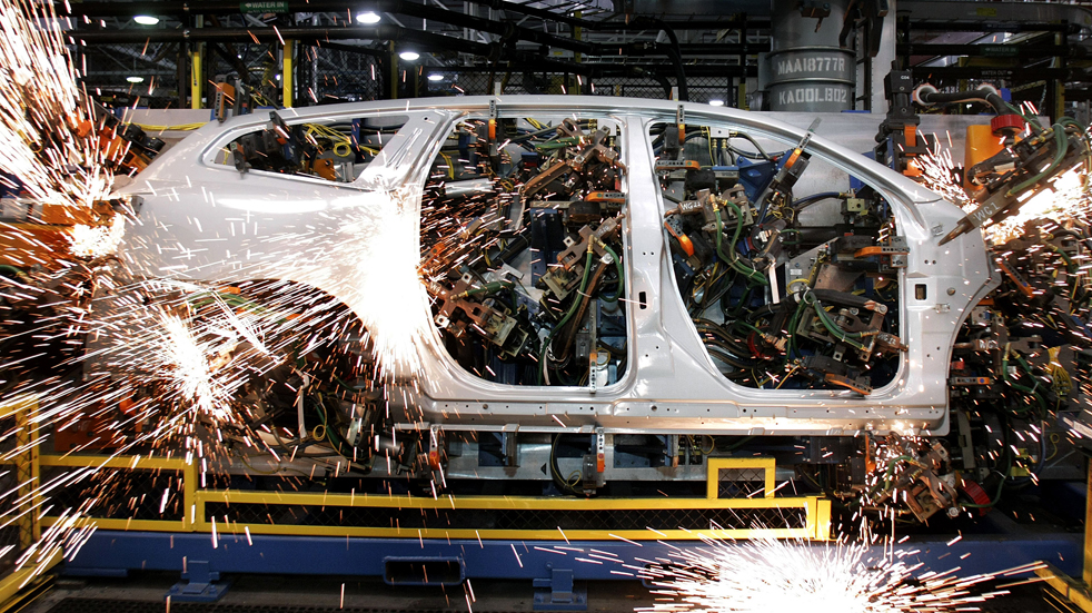 356 Сборка автомобилей на заводе General Motors
