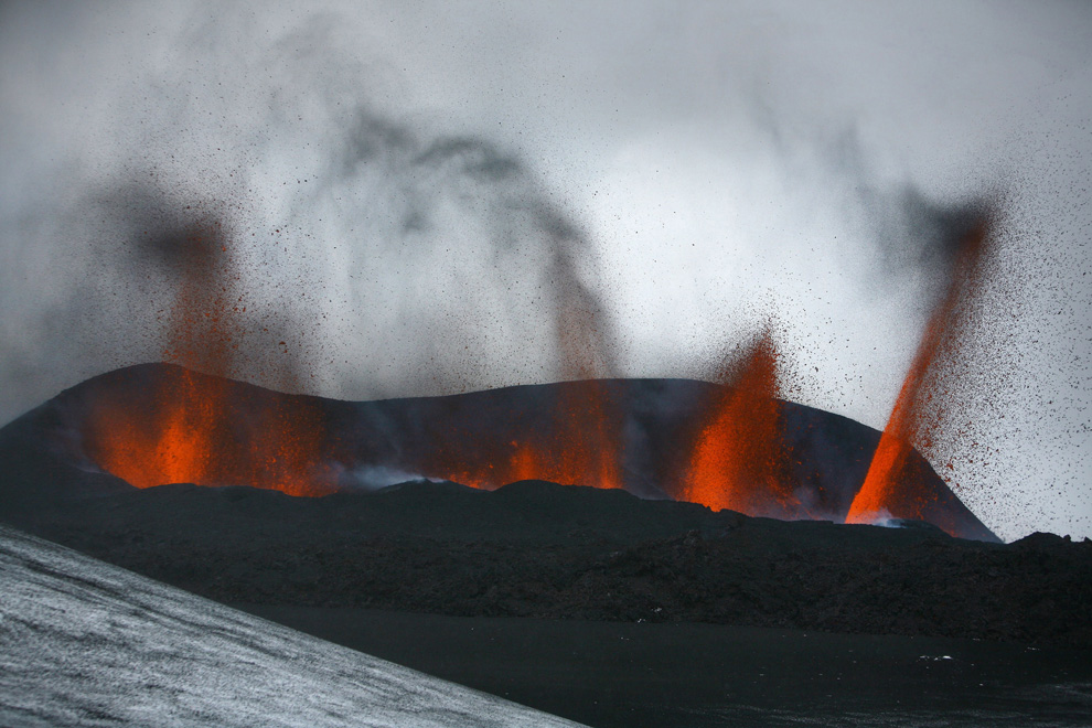 1628 Извержение вулкана в Исландии