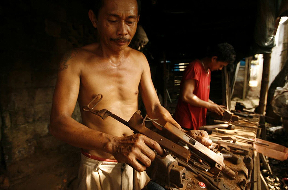 guns20 Artisans senjata di Filipina