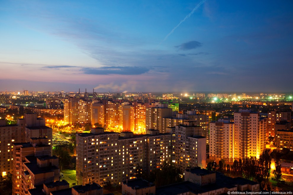Прохладный ночной Киев