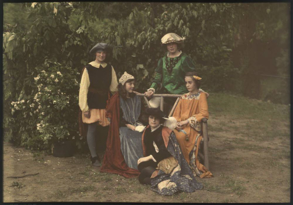 63 Avtohrom foto berwarna Lumiere abad XX awal