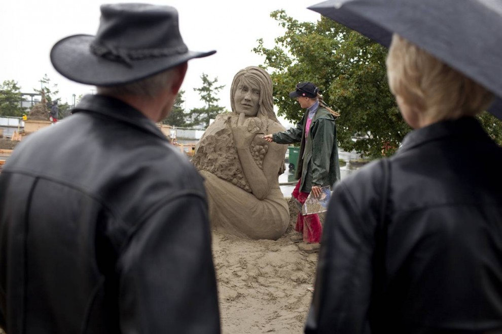 Конкурс скульптур из песка