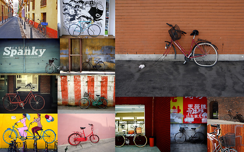 Фотография: Велосипед у стены №1 - BigPicture.ru