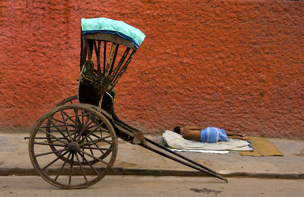1148 Рикши на улицах Калькутты