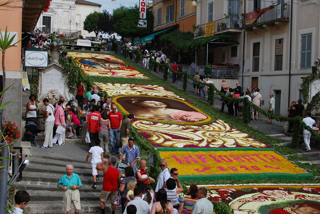 2 Flower carpets Italy