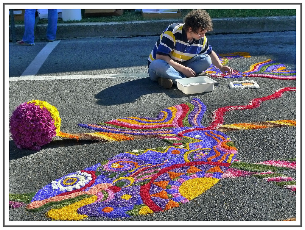 9 Цветочные ковры Италии