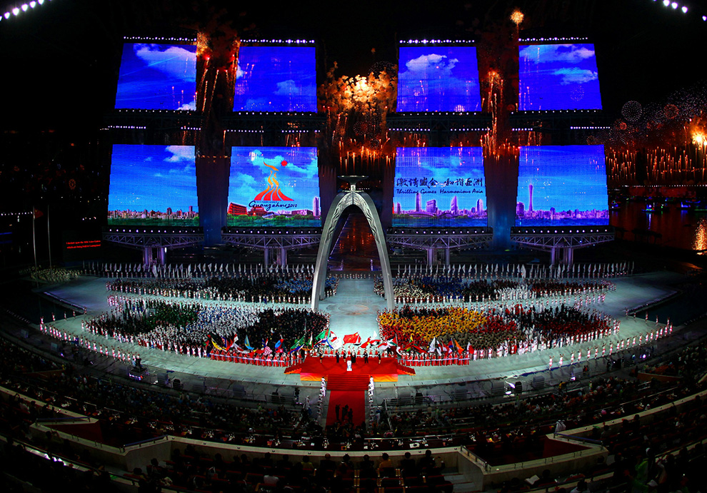 a05 2590 Церемония открытия 16 х Азиатских игр