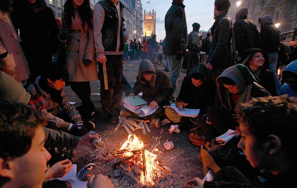london protest06 Студенческие беспорядки в Лондоне продолжаются