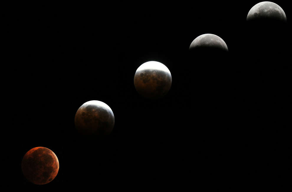 ФОТО. Лунное затмение 21 декабря