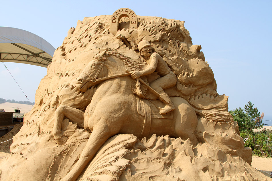 Музей песчаных скульптур. Япония.