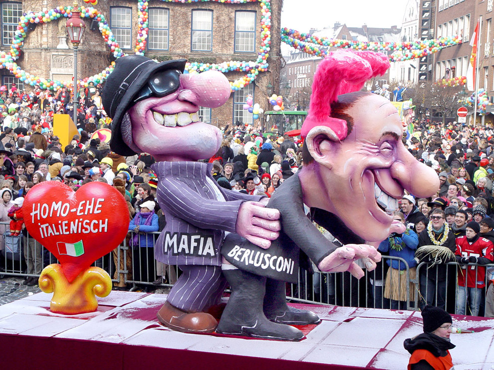 044 
Политическая сатира на немецких карнавалах