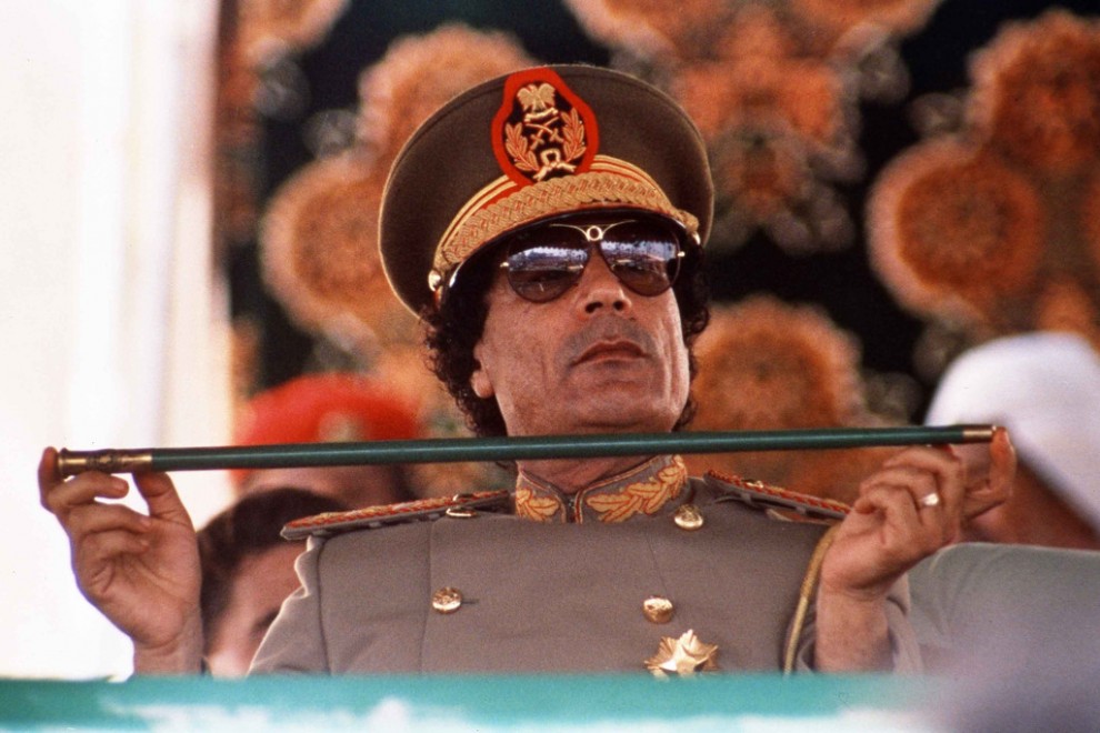 07 990x660 Муаммар Каддафи в разные годы своего правления