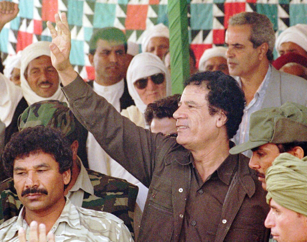 09 990x782 Муаммар Каддафи в разные годы своего правления