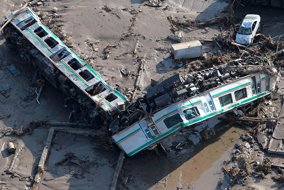 0922 Последствия землетрясения и цунами в Японии