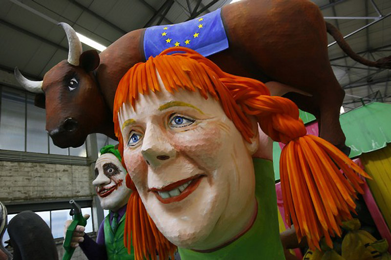 108 
Политическая сатира на немецких карнавалах