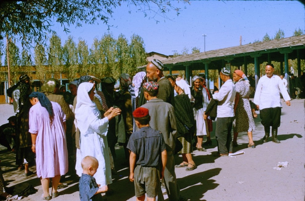 Французский турист в Узбекистане 1956 года