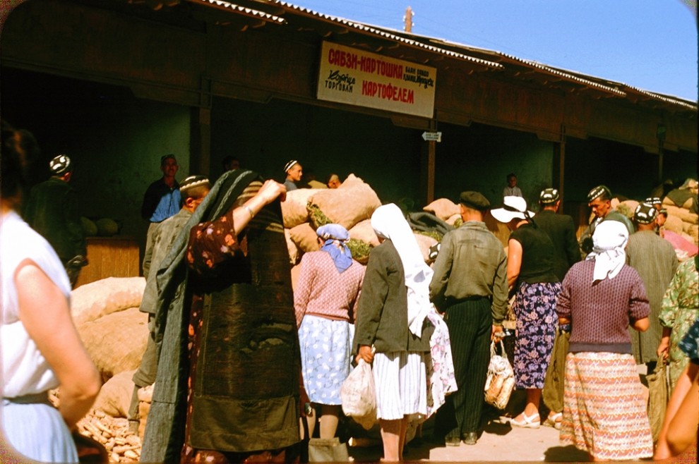 Французский турист в Узбекистане 1956 года