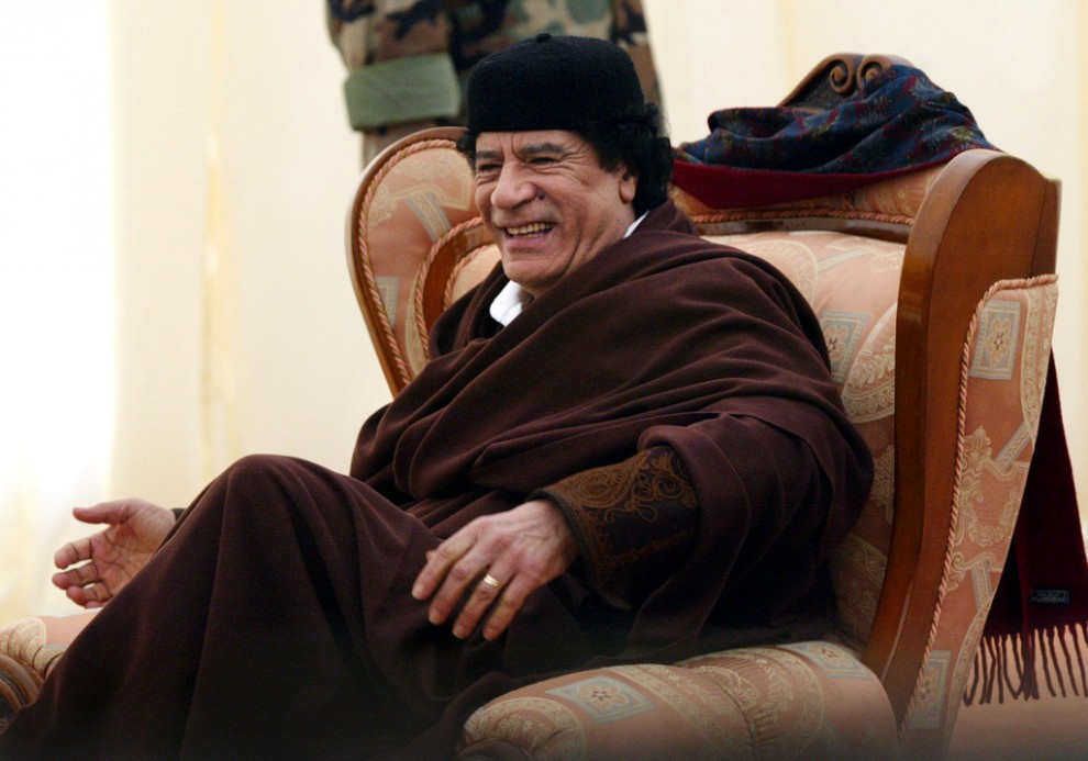 18 990x693 Муаммар Каддафи в разные годы своего правления