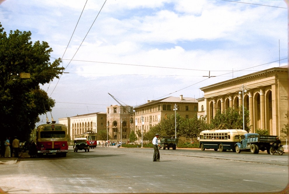 Французский турист в Узбекистане 1956 года