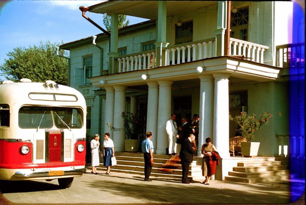 Французский турист в Узбекистане 1956 года