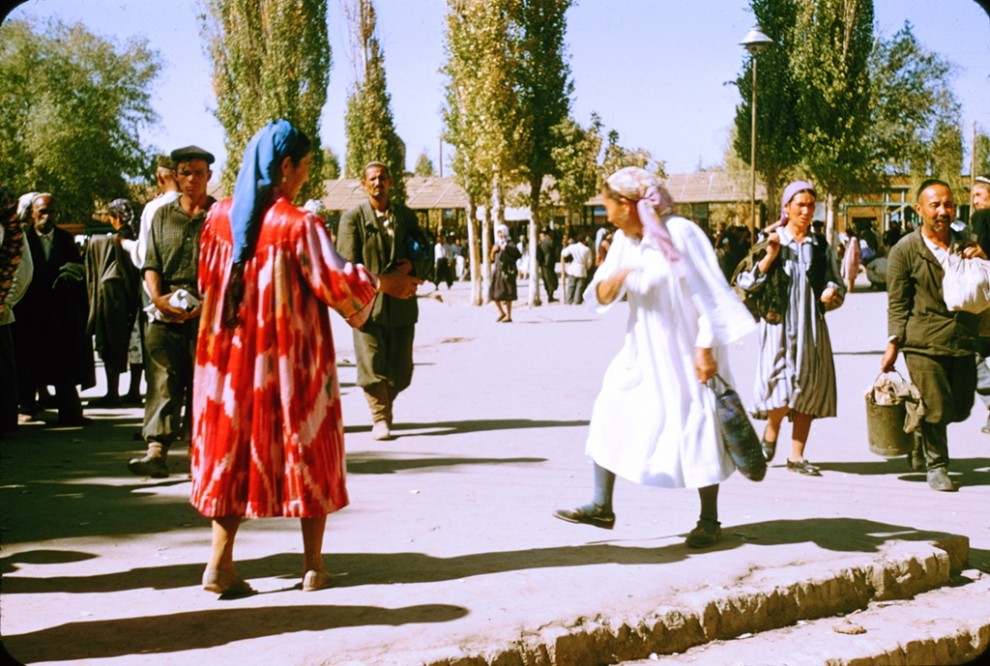 Французский турист в Узбекистане 1956 года