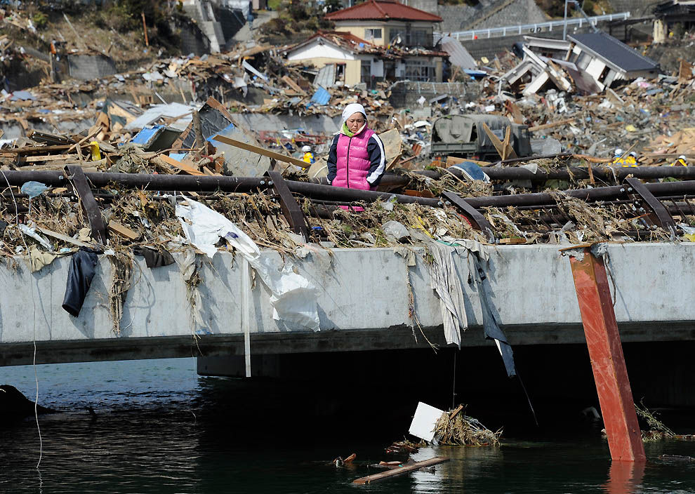 bp156 Япония: через неделю после землетрясения