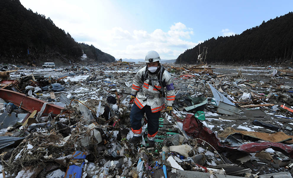 bp206 Япония: через неделю после землетрясения