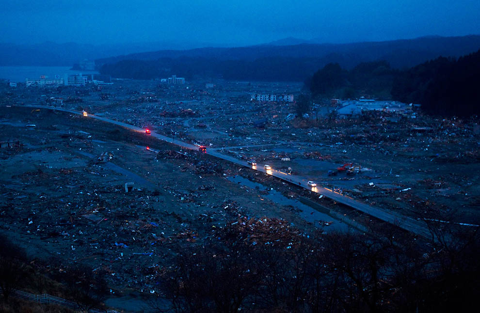 j11 1514 Ситуация в Японии после удара стихии