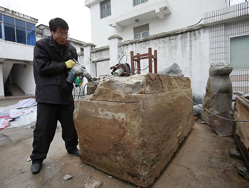 mummy01 В Китае строители нашли мумию