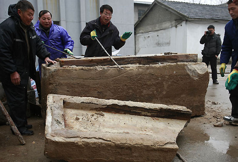 mummy03 В Китае строители нашли мумию