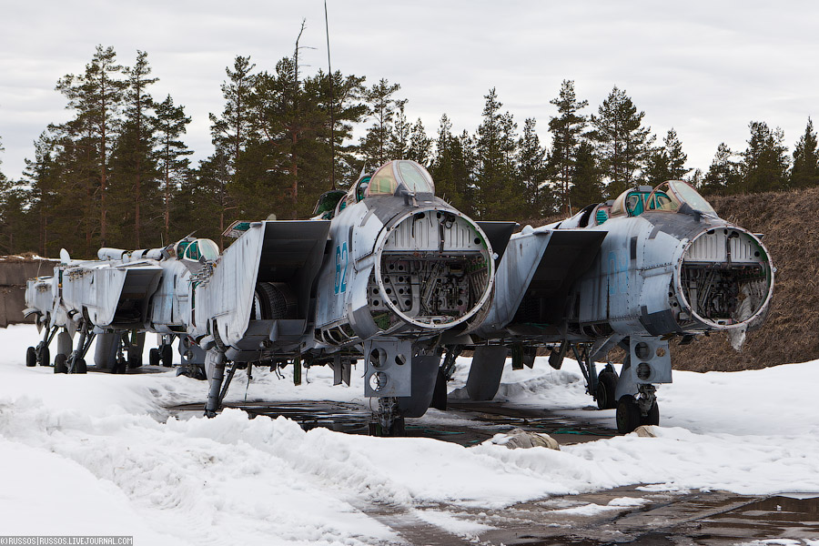 Кладбище списанных МиГ-31