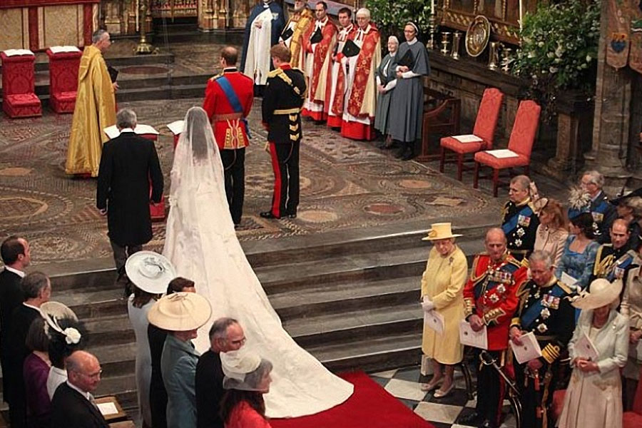 wedding12 Pernikahan Pangeran William dan Kate Middleton mengambil