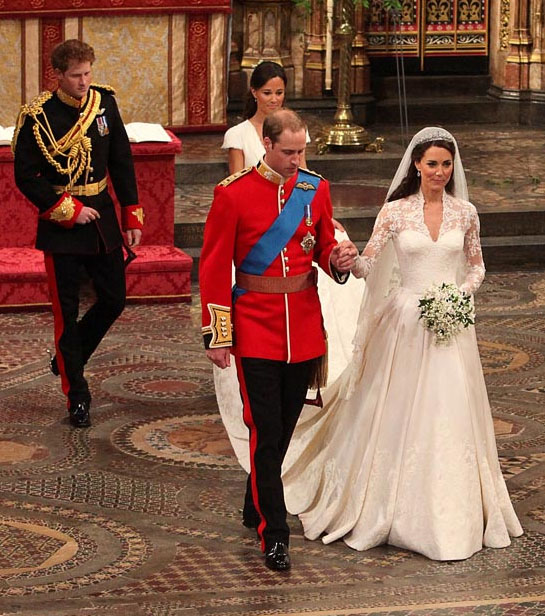 wedding21 Pernikahan Pangeran William dan Kate Middleton mengambil