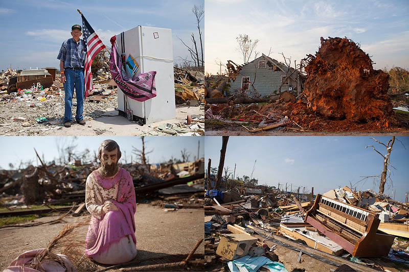 000061 Алабама через три недели после удара стихии
