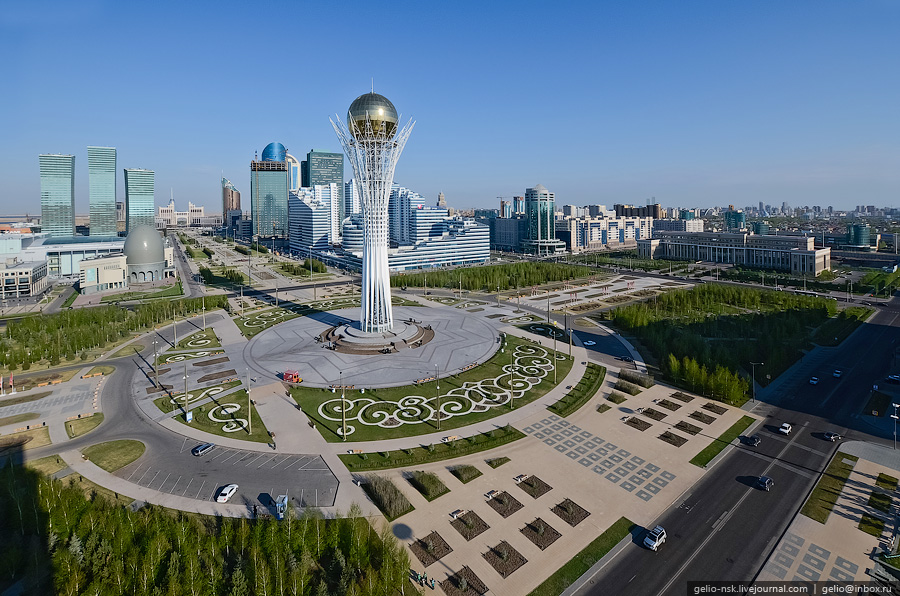 Столица Казахстана. Астана с высоты (2011) Часть 2