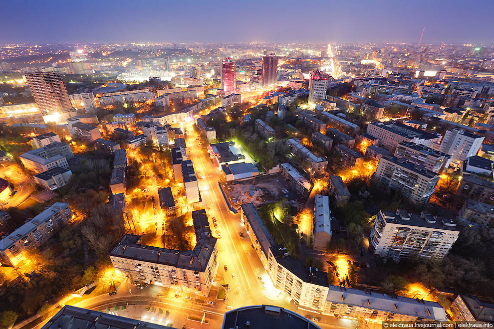 Кловский спуск, самый высокий жилой дом в Украине