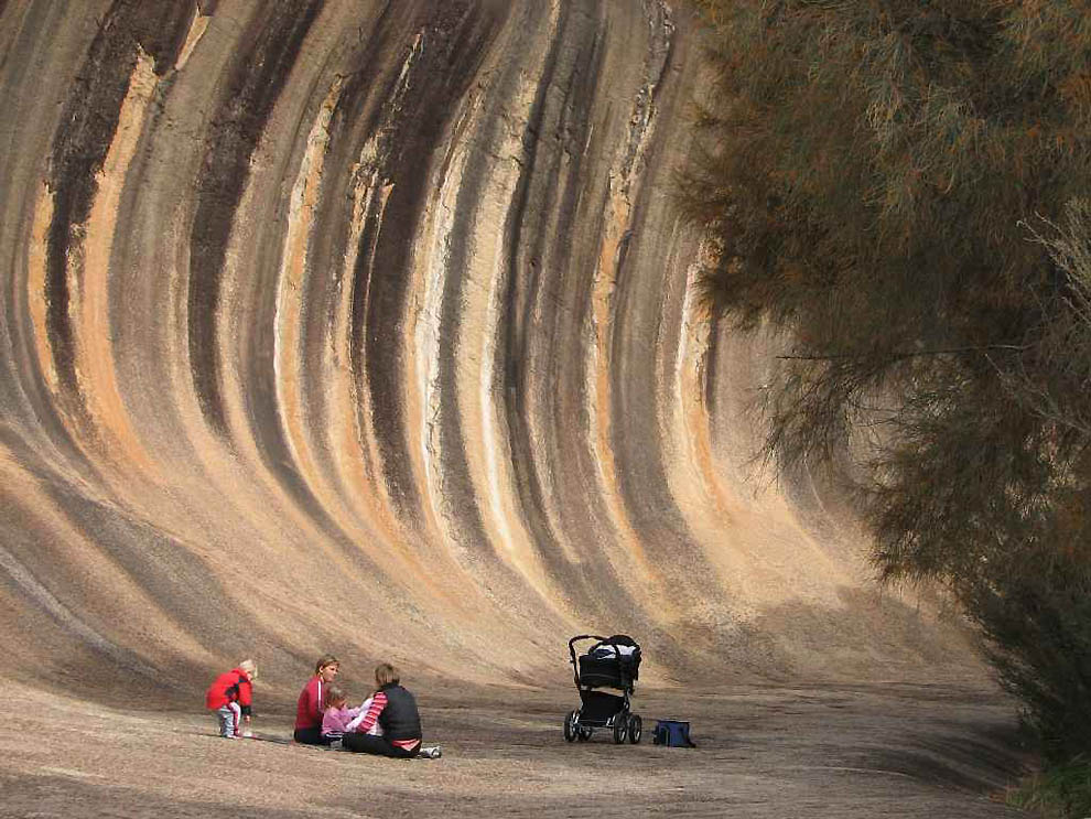 Скала-волна – удивительный Wave Rock