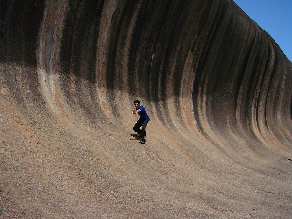 Скала-волна – удивительный Wave Rock
