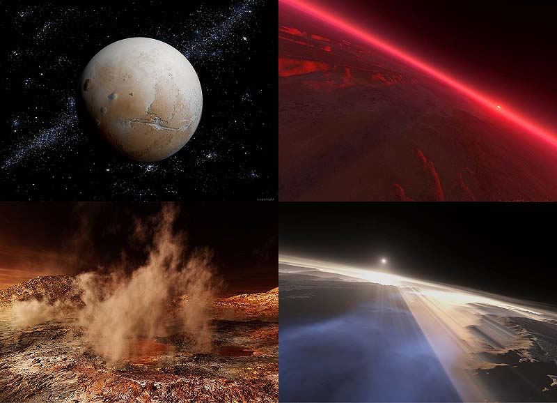 00001 Удивительные виды древнего и современного Марса