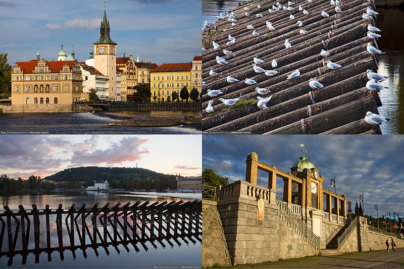 0002 Прага: Вдоль реки Влтавы