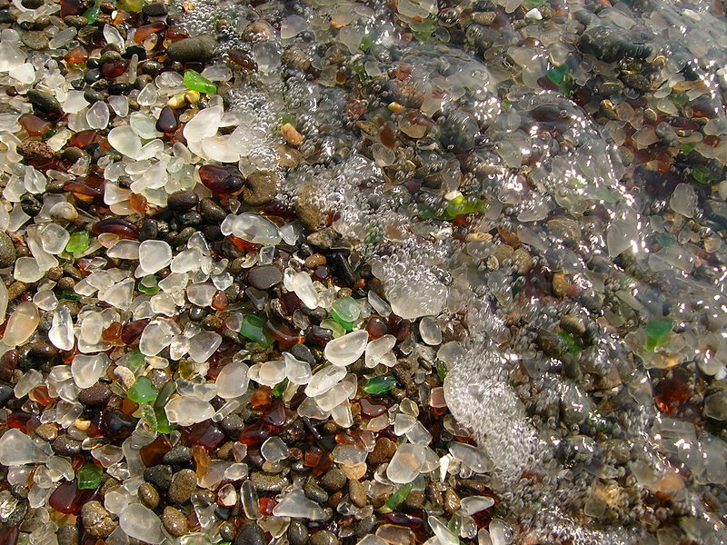 Стеклянный пляж, Форт Брэгг, Калифорния, США