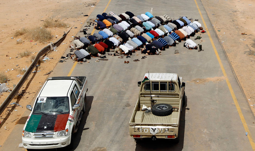 Serangan Pemberontak 3469 di Libya sisa perlawanan pasukan Gaddafi