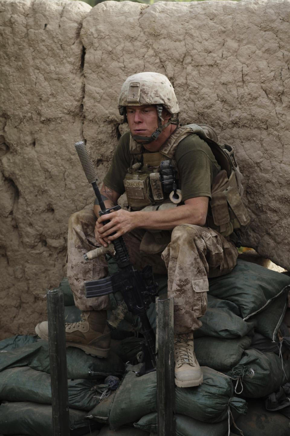 marines07 patroli di Afghanistan dasar 302